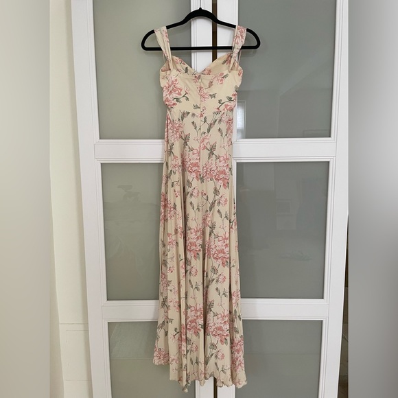 Reformation Constance Off-the-Shoulder Maxi Dress in Edith - Size XS - Picture 4 of 4